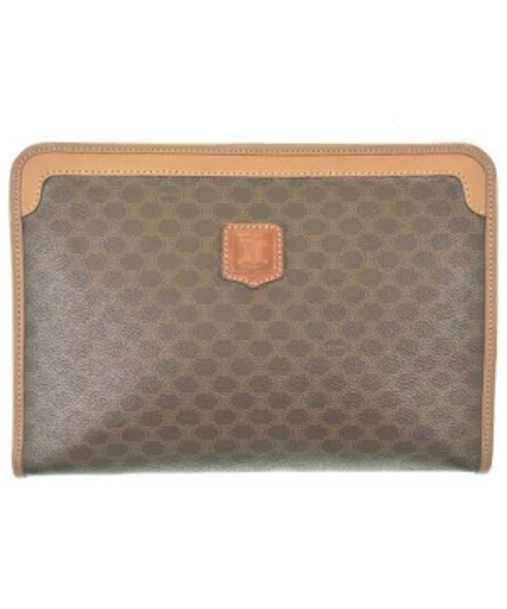 Celine Clutch Bag Brown All over